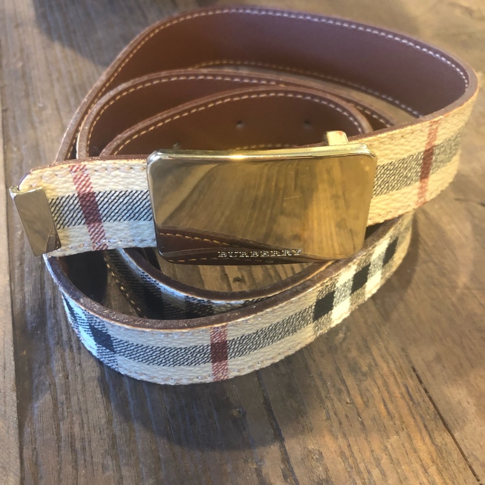 Burberry Haymarket Women’s Belt